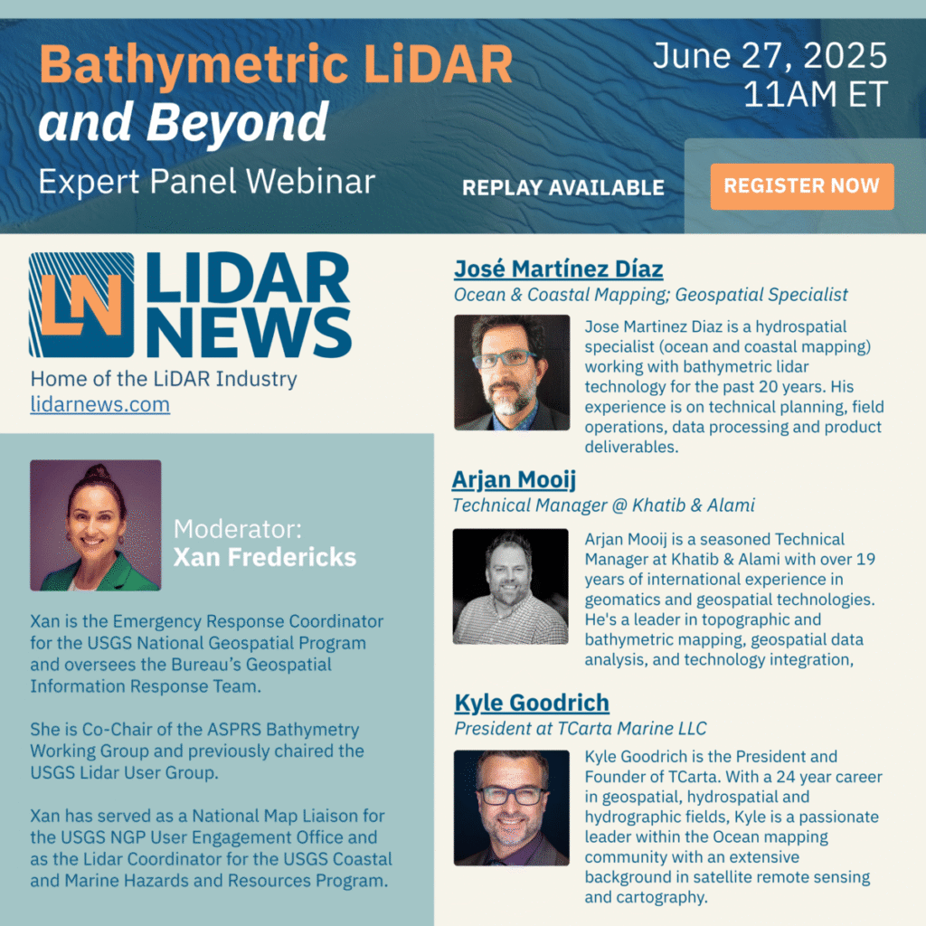 Bathymetric Lidar Webinar